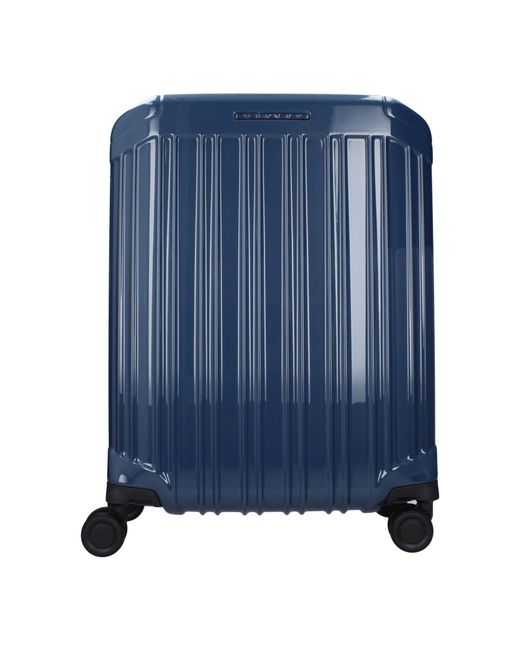 Piquadro Blue Trolley Cabin 31L Uomo Policarbonato Blu for men