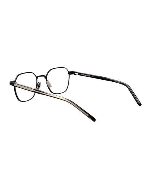 Saint Laurent Black Round Optical Sl 883 001