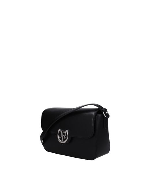 John Richmond Black Crossbody Bag Polyurethane