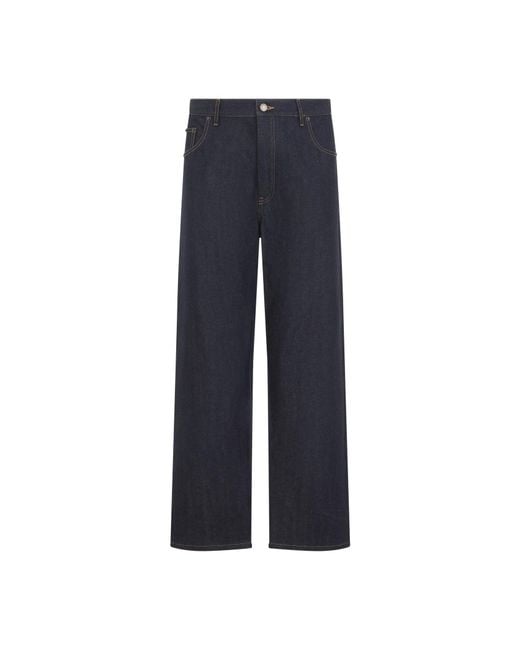 Thom Browne Blue Selvedge Denim Jeans for men