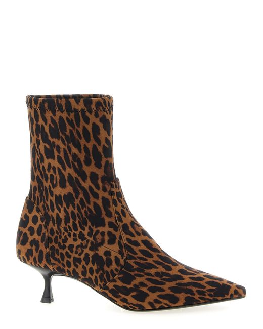 Stuart Weitzman Brown Naomi' Ankle Boots