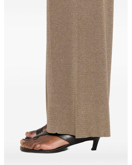 Fabiana Filippi Natural Wide-Leg Trousers