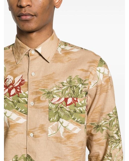 Aspesi Camicia Sedici in Natural Lyst
