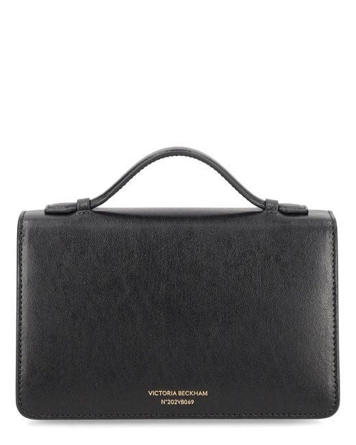 Victoria Beckham Black Leather Shoulder Bag