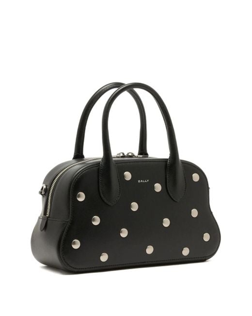 Bally Black Unda Satchel