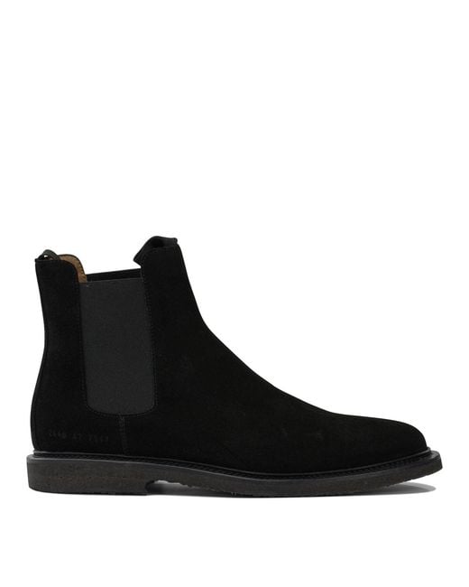 Bottines Chelsea en daim Common Projects pour homme en coloris Black