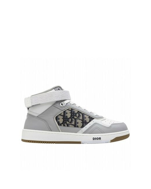 Dior High Top Oblique Sneakers in Gray für Herren