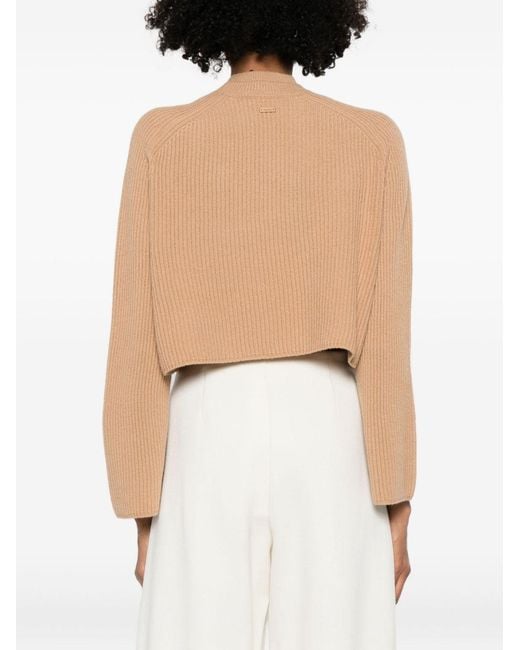 Max Mara Natural Crew Neck Sweater