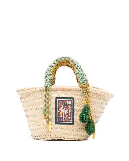 ALÉMAIS Metallic Macrame Mini Basket