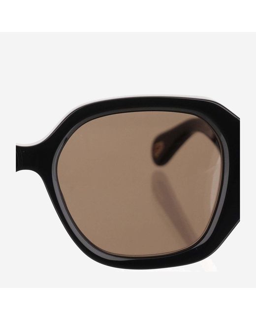 Chloé Black Logo Sunglasses