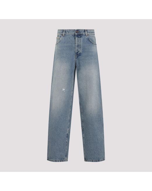 Moschino Blue Cotton Jeans