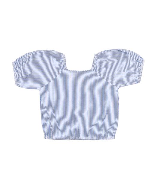 AO76 Blue Girls Shirts Neha Shirt Knox