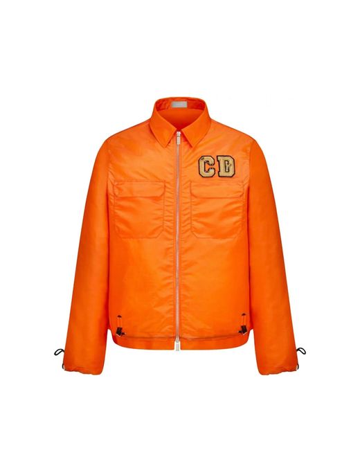 Dior X Kenny Scharf Hemdjacke in Orange für Herren