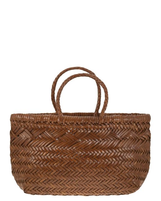 Dragon Brown Triple Jump Small Woven Bag