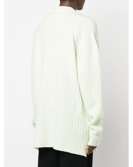 Rus White Polo -Pullover