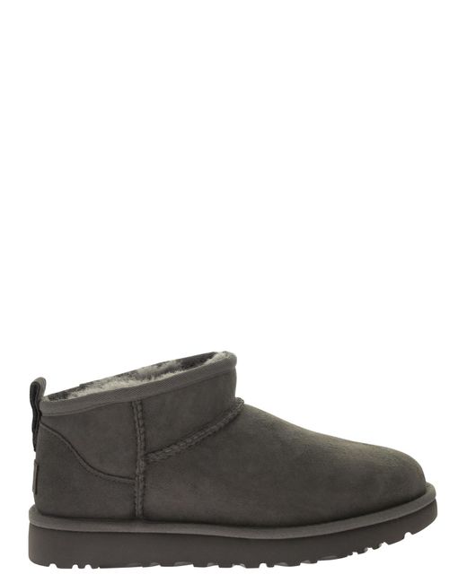 Ugg Gray Classic Ultra Mini