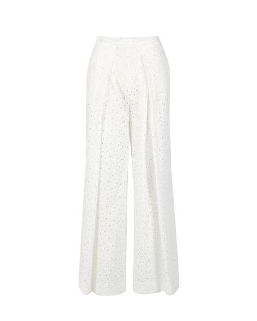 Semicouture White Trousers