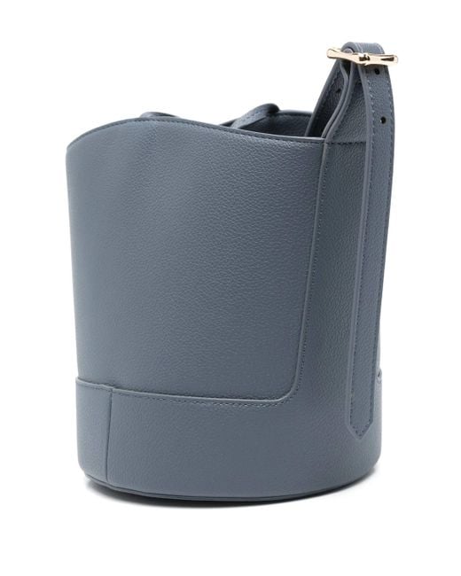 A.P.C. Blue Small Ana Bucket Bag