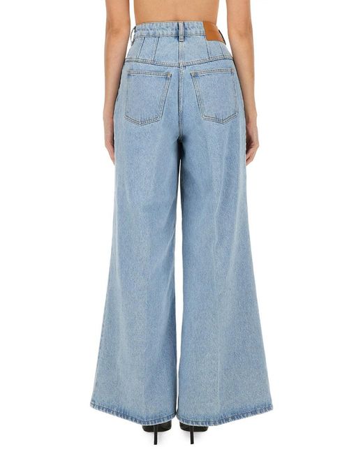 Nina Ricci Blue Wide Jeans