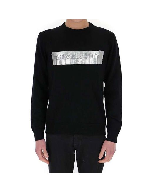 Givenchy Black Logo Sweater for men