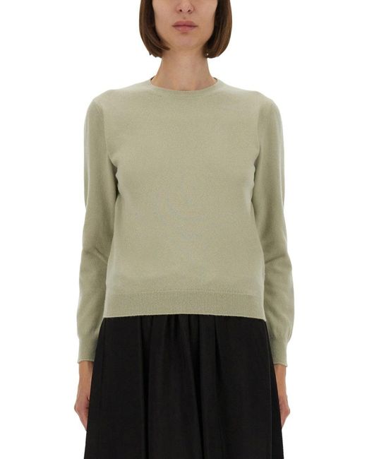 Maison Margiela Green Regular Fit Wool Sweater
