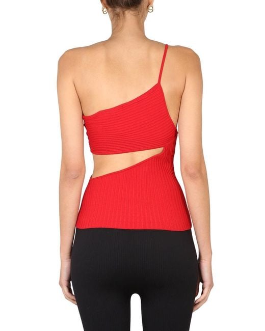 ANDREADAMO Red One-piece Top