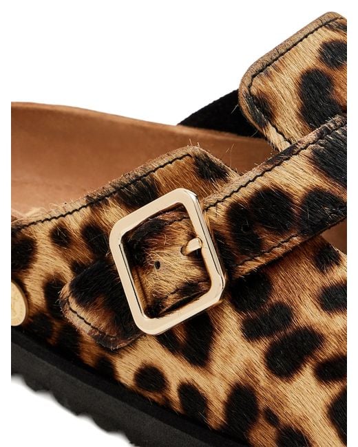 Birkenstock Brown Boston Pony Like Fur Exq 1774