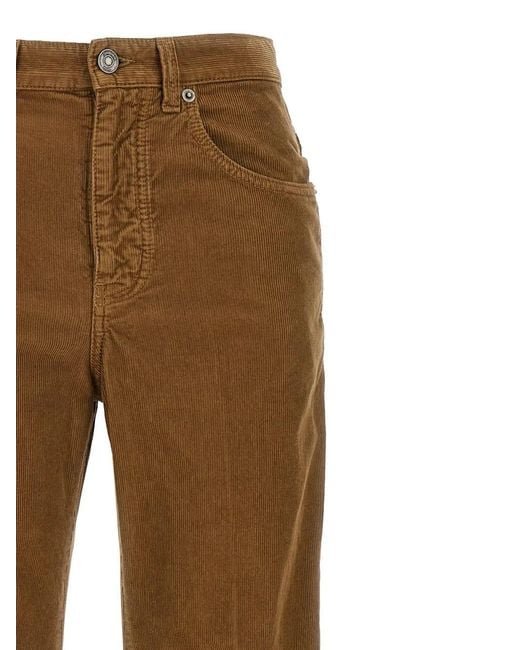 Saint Laurent Brown 'Clyde' Pants