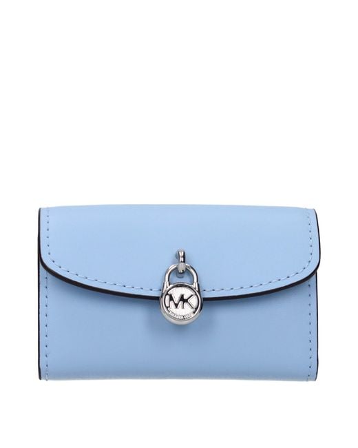 Michael Kors Blue Lyra Wallet Sky/Soft Sky Leather