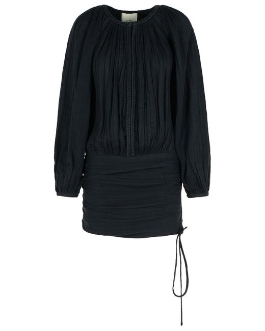 Isabel Marant Black 'Jaoni' schwarzes Baumwollhemd
