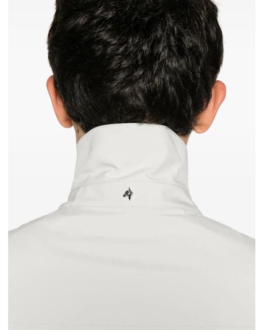 Montecore Hemdjacke mit klassischem Kragen in White für Herren