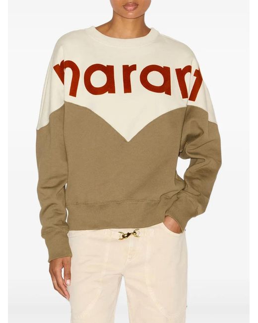 Isabel Marant White Houston Sweatshirt