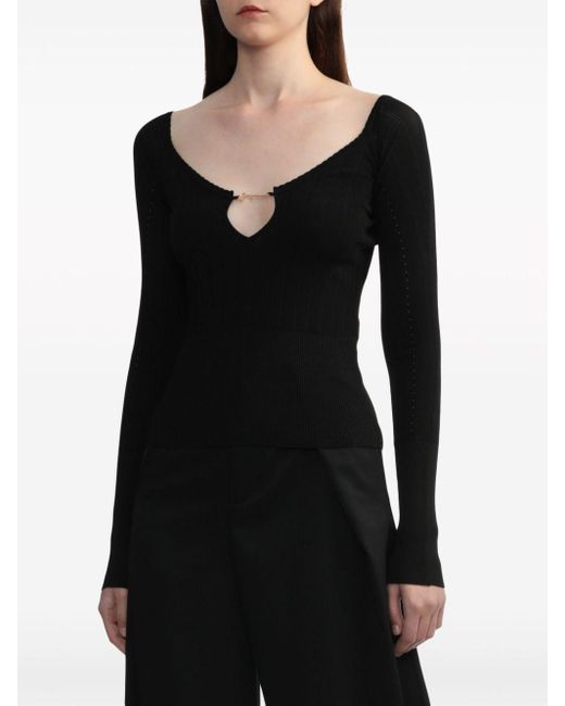 Jacquemus Black Le Haut Pralu Top