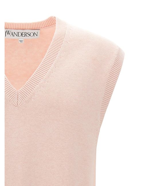 J.W. Anderson Pink 'Jwa' Vest for men