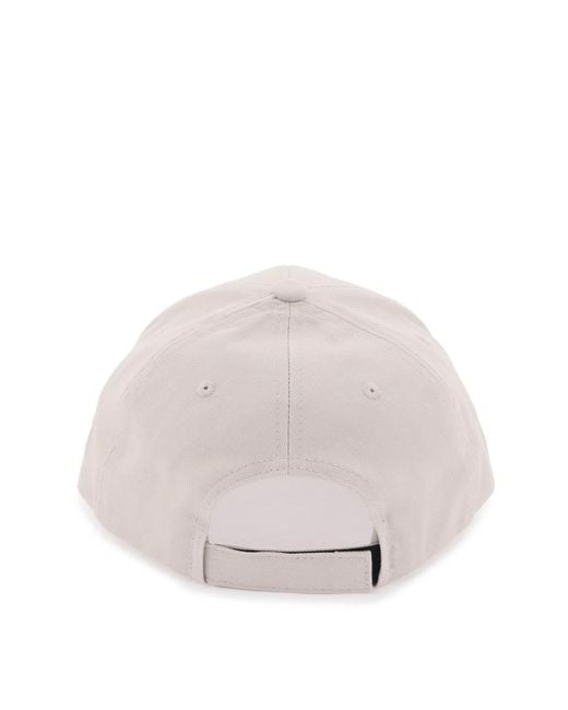 HUGO Gray Baseball Cap With Patch Design for men
