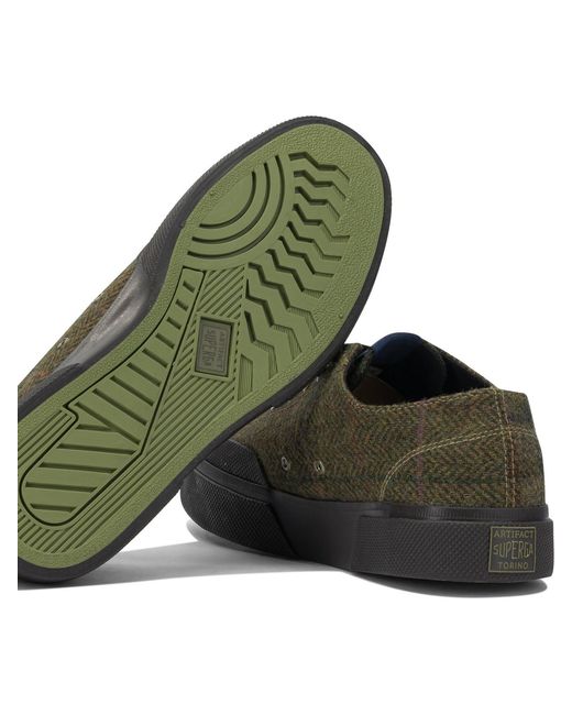 Superga Brown Wool Sneakers for men