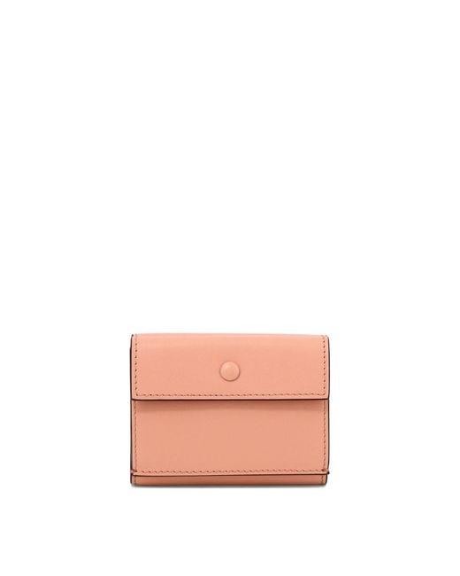 Acne Pink Brieftasche mit Logo