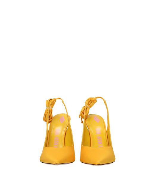 The Attico Metallic Orange Satin Sandal for men