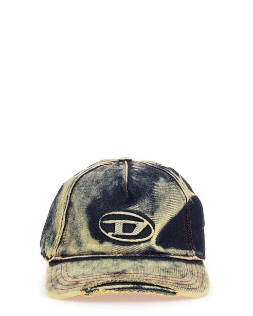 DIESEL Blue "Seymon" Baseball Cap for men