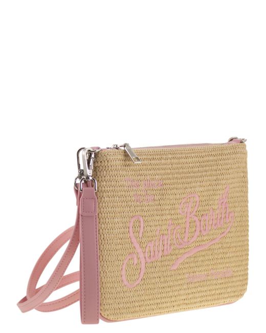 Mc2 Saint Barth Natural Parisienne Stroh Clutch -Tasche