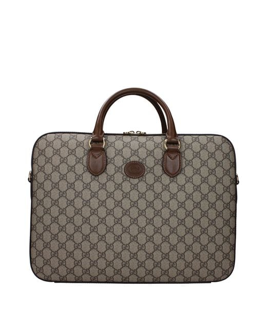 Gucci Work Bags Fabric/Ebano for Men | Lyst