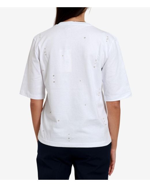 Semicouture White T Shirts And Polos