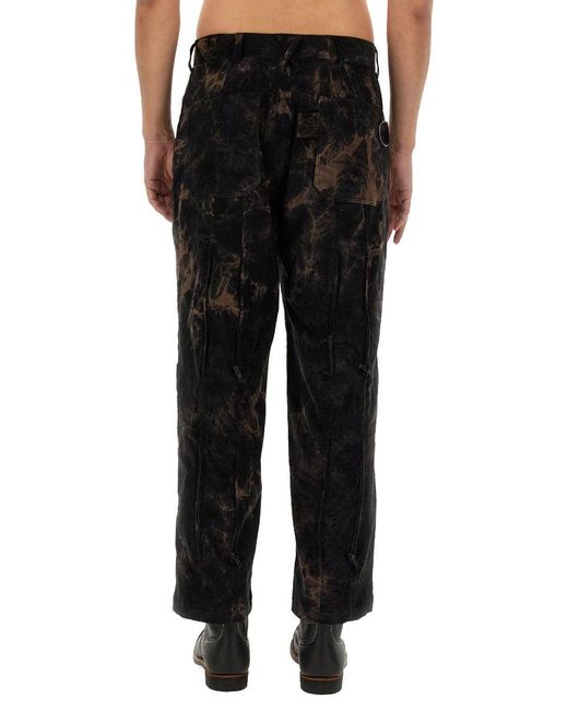 A.I.E. Black Ribbed Pants for men