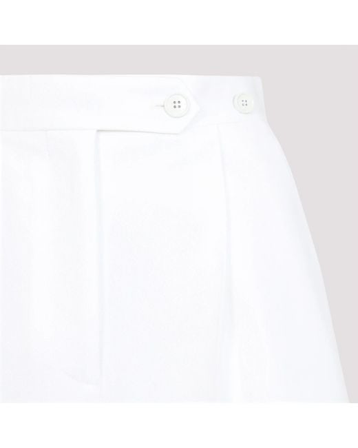 Givenchy Pleated Pants in het White