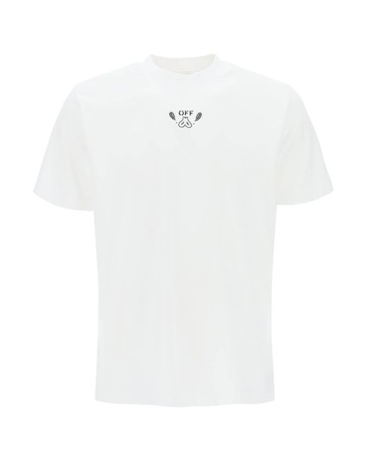 Off-White c/o Virgil Abloh "Bandana Pfeilmuster T -Shirt in White für Herren