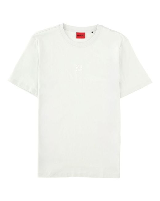 HUGO White T Shirt "Darusi"