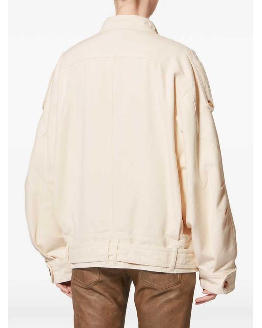 Isabel Marant White Isabel X Isalya Jacket With Pockets And Buckle