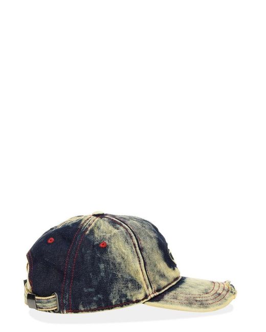 DIESEL Blue "Seymon" Baseball Cap for men