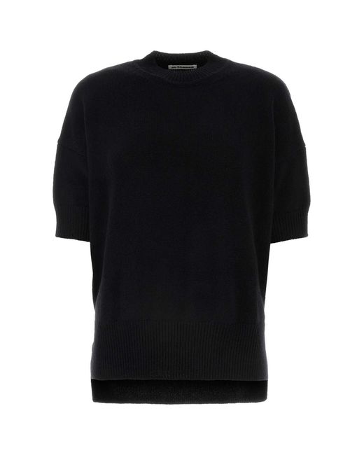 Jil Sander Black Cashmere Sweater