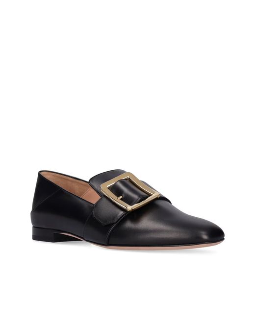 Bally Black Leather Loafers